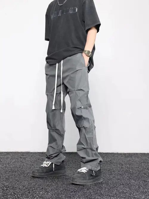 Vintage skate hiphop pleated pants Size US 30 / EU 46 - 1 Thumbnail