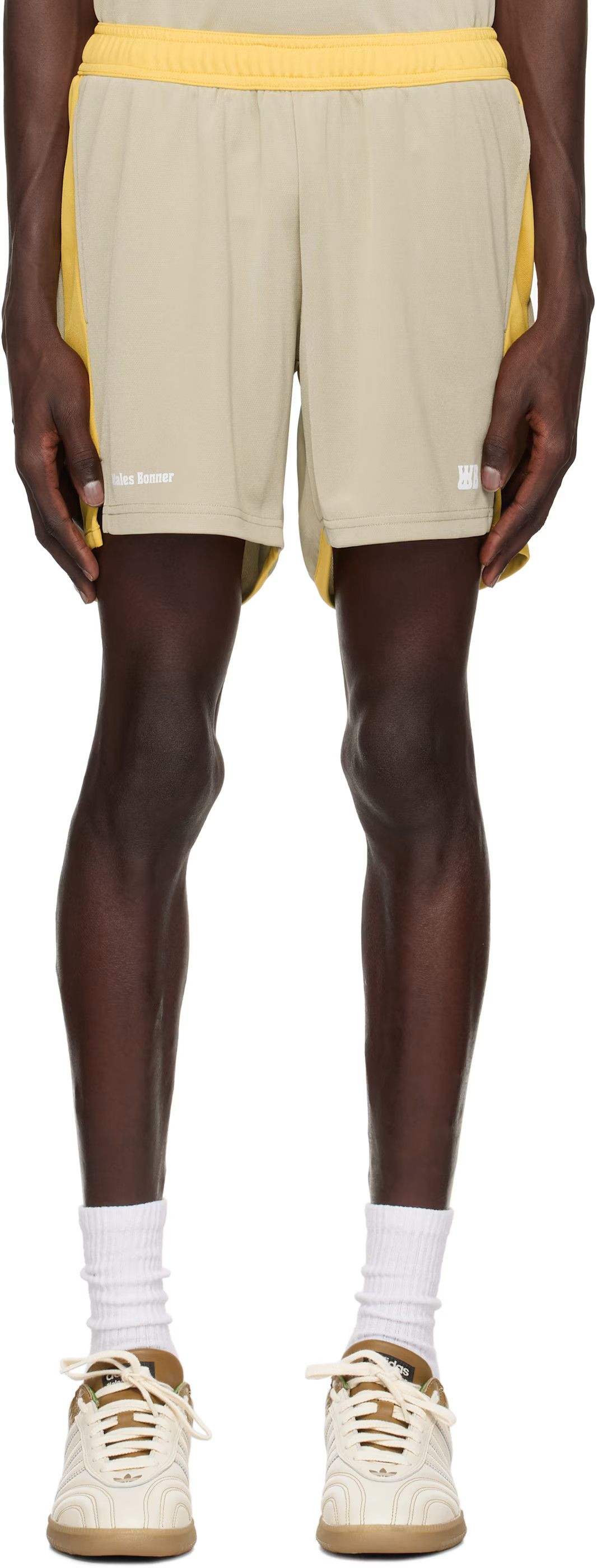 Wales Bonner o1h1sh10525 Home Jersey Shorts in Beige Size US 34 / EU 50 - 7 Thumbnail