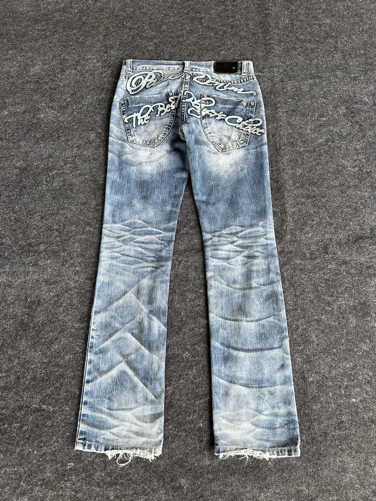 14th Addiction × Hysteric Glamour × If Six Was Nine Pasta Denim Nice Faded Distressed Denim D487 Size US 30 / EU 46 - 6 Thumbnail