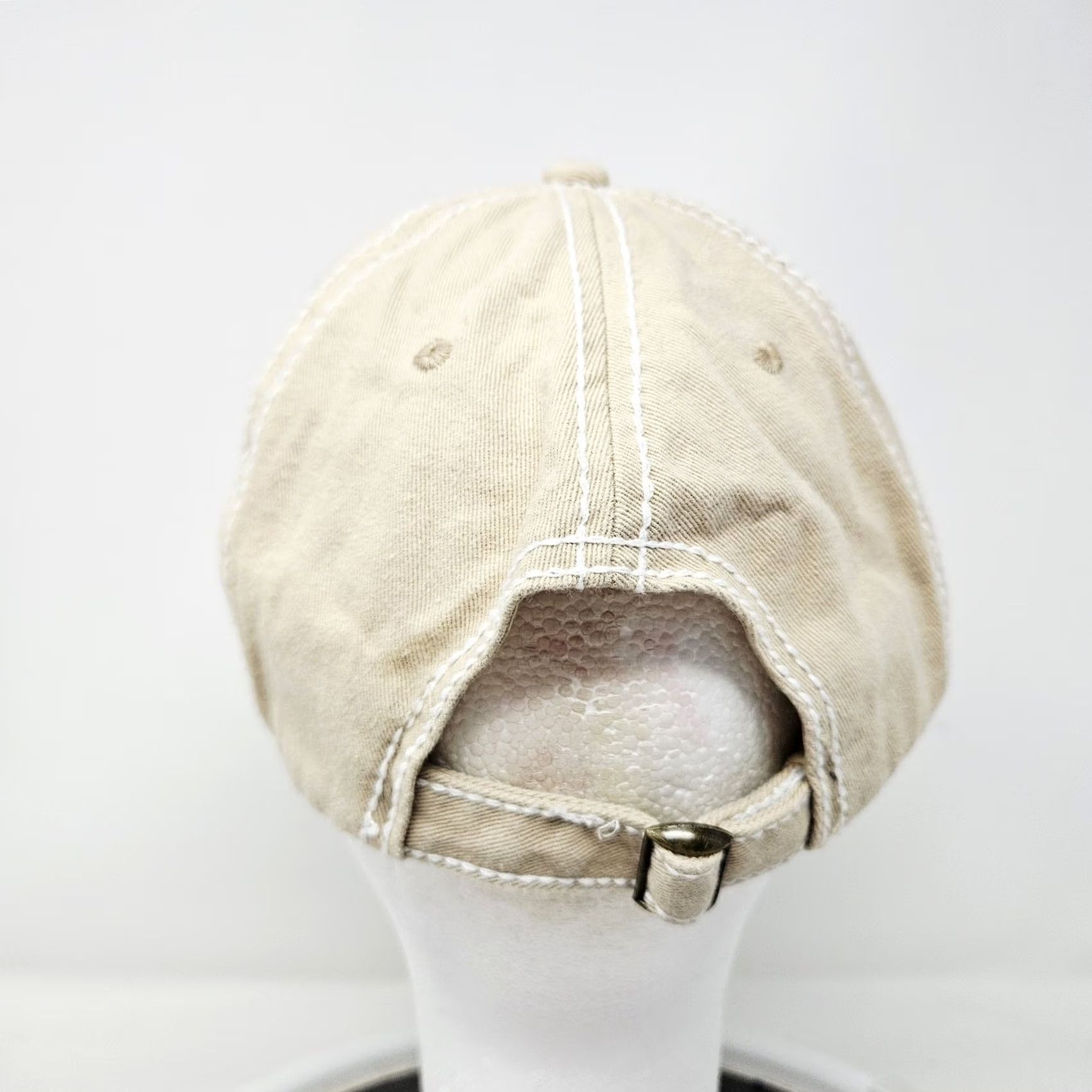 Logo 7 VINTAGE Beige Hat Unbranded Baseball Cap 90s Retro Adjustable One Size Men Size ONE SIZE - 4 Thumbnail