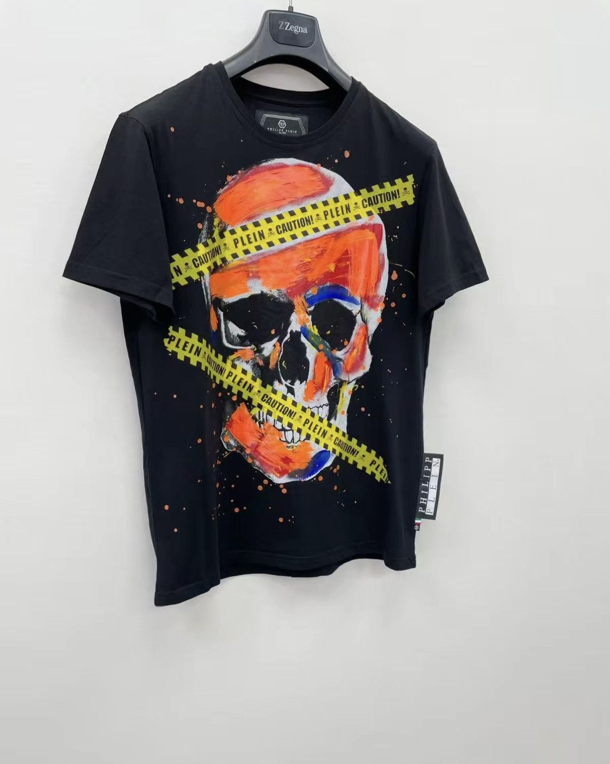 Philipp Plein PHILIPP PLEIN 100% Cotton Short Sleeve T-shirt J30 Size US S / EU 44-46 / 1 - 2 Thumbnail