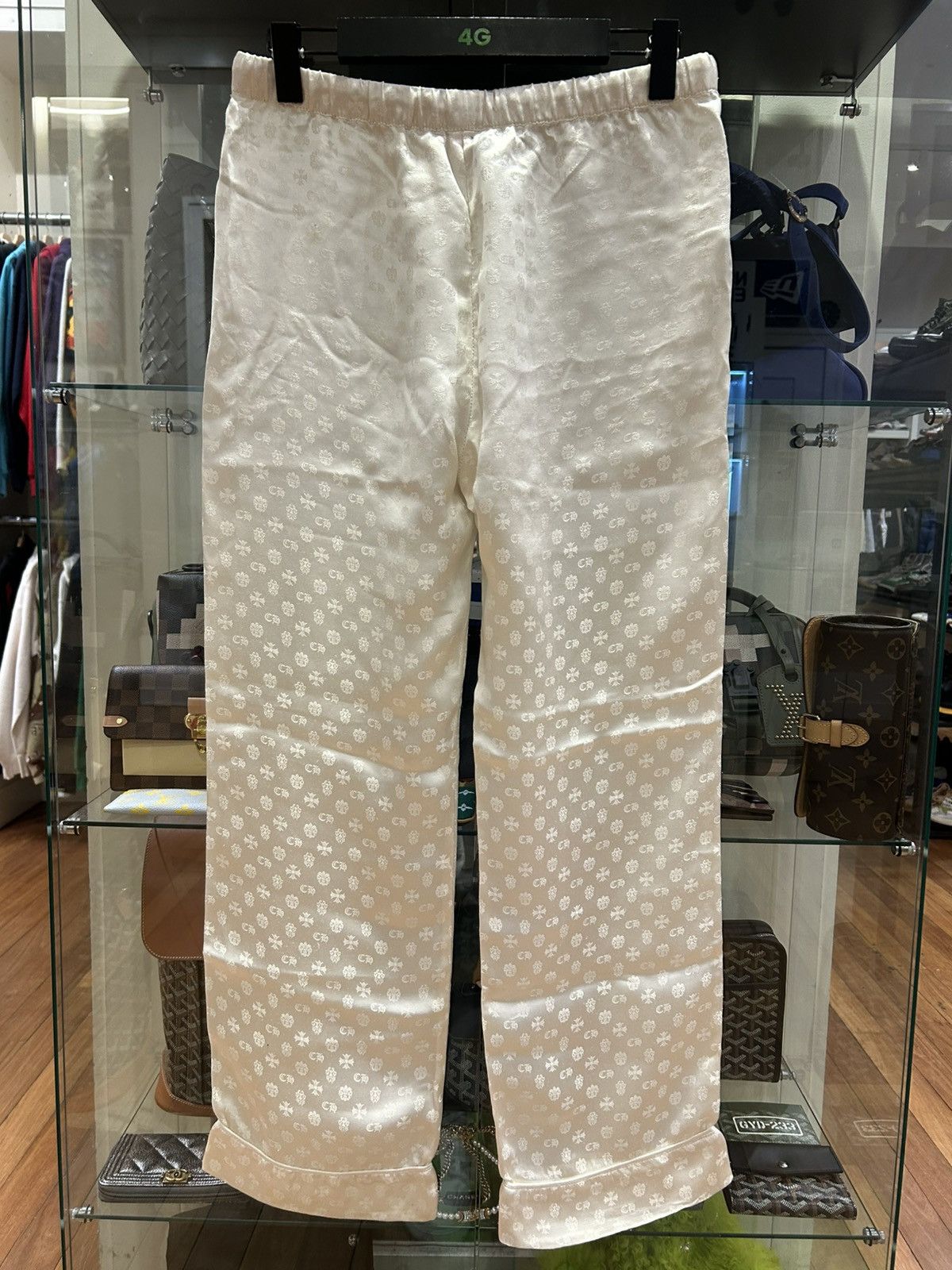 Chrome Hearts Chrome Hearts Silk Pants - White Size US 30 / EU 46 - 2 Thumbnail
