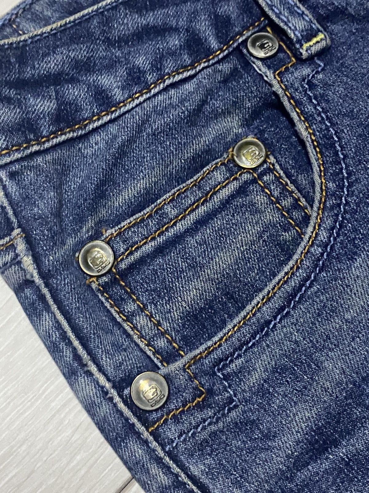 Other Vintage japanese Brand BSO Faded Wash Bootcut Flare Jeans Size US 28 / EU 44 - 7 Thumbnail