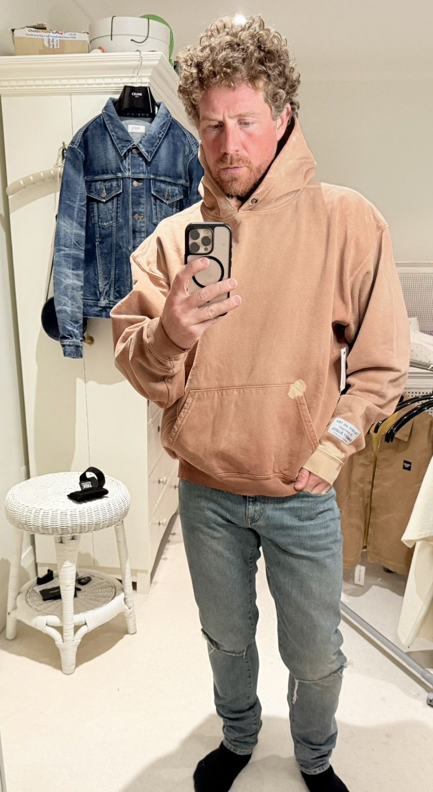 Gallery Dept. Gallery Dept hoodie bleached distressed logo M ventura logo Size US M / EU 48-50 / 2 - 6 Thumbnail