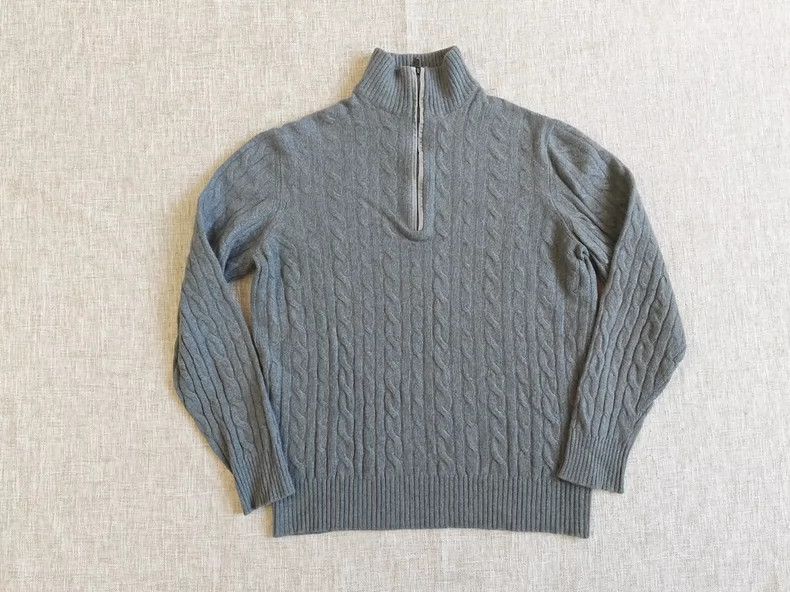 Loro Piana LORO PIANA size54 Small cashmere sweater knitwear Size US M / EU 48-50 / 2 - 1 Thumbnail