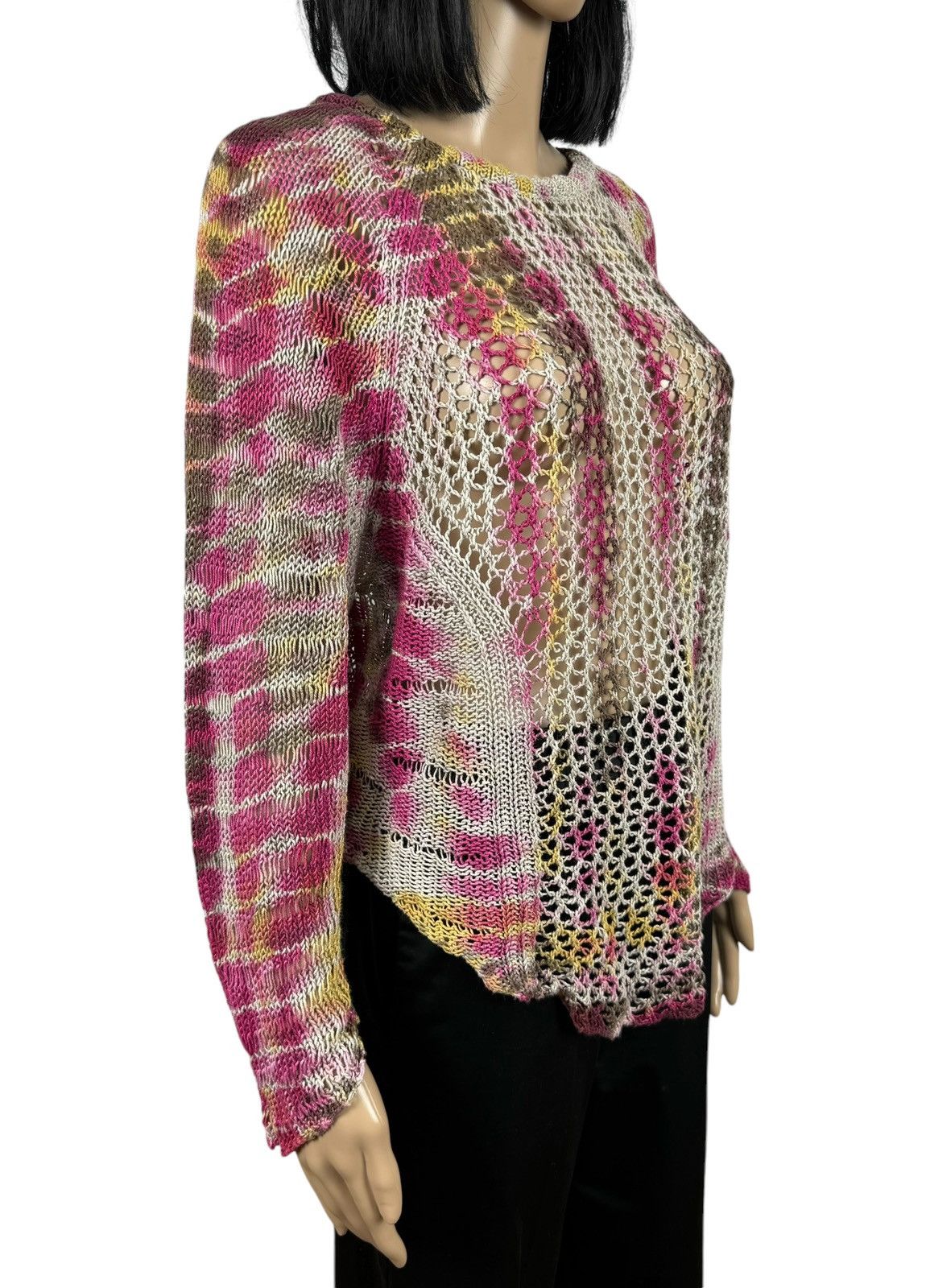 Zadig & Voltaire Zadig & Voltaire Linen Knit Mesh Jumper Multicolor size S Size S / US 4 / IT 40 - 3 Thumbnail