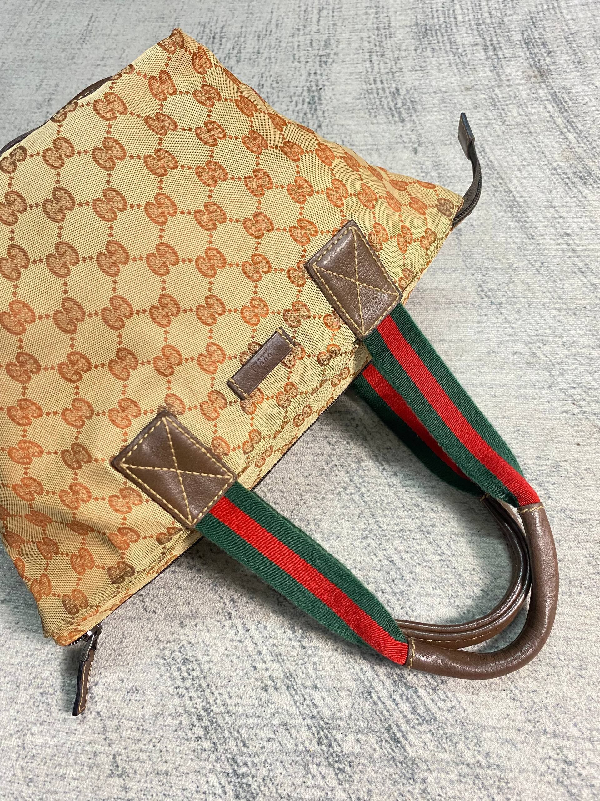 Gucci GUCCI GG Canvas Web Sherry Line Hand Bag Size ONE SIZE - 7 Thumbnail
