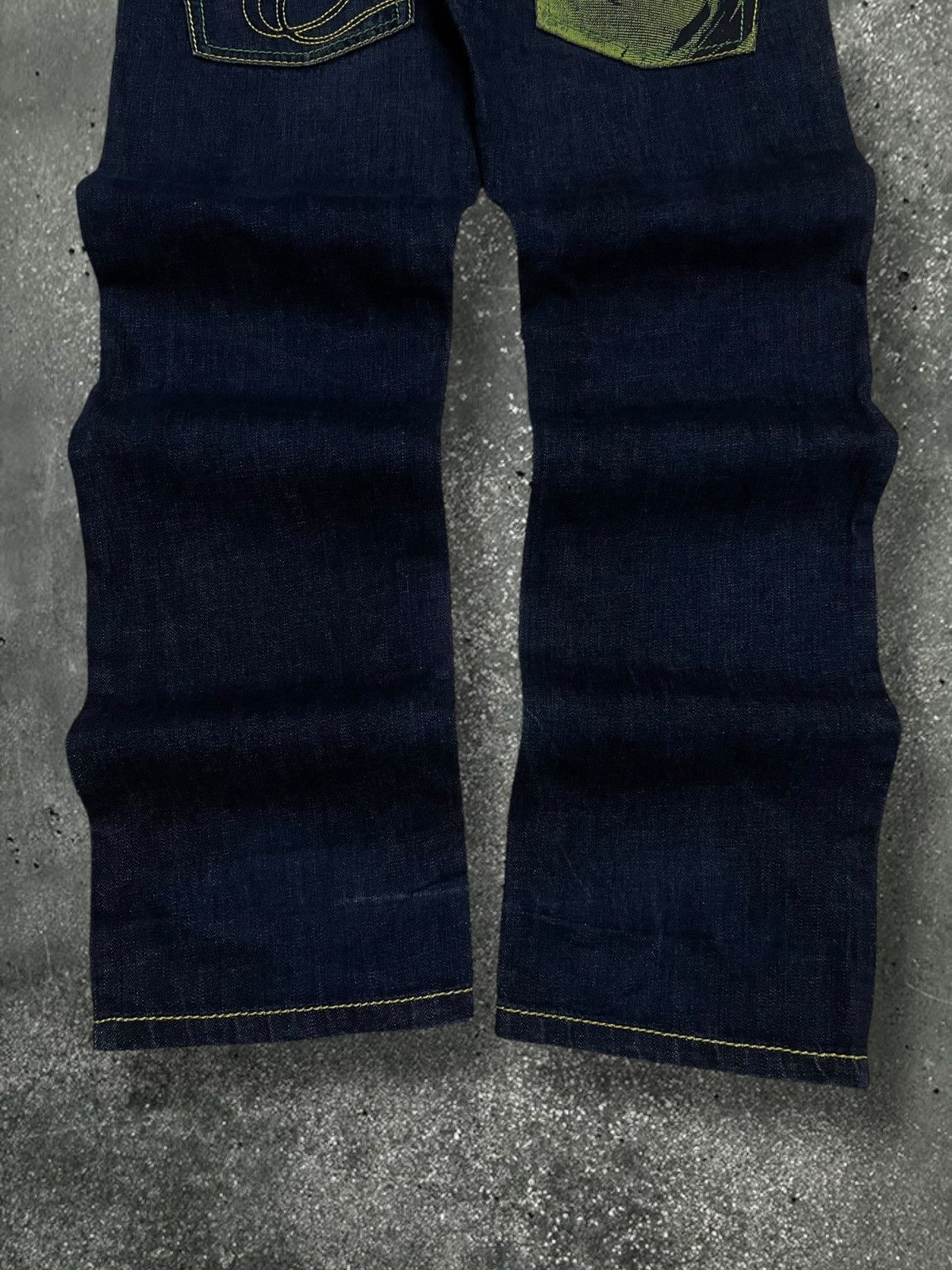 Hysteric Glamour Vintage 1990s Rare Japan Etbx Intermediate Cyberpunk Denim Size US 34 / EU 50 - 3 Thumbnail