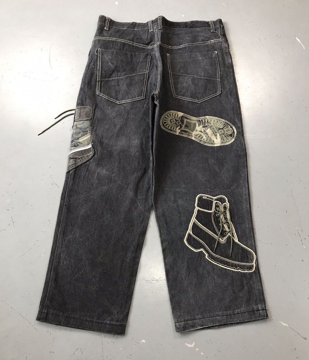 Enyce Vintage crazy y2k timberland boot patch denim Size US 40 / EU 56 - 2 Thumbnail