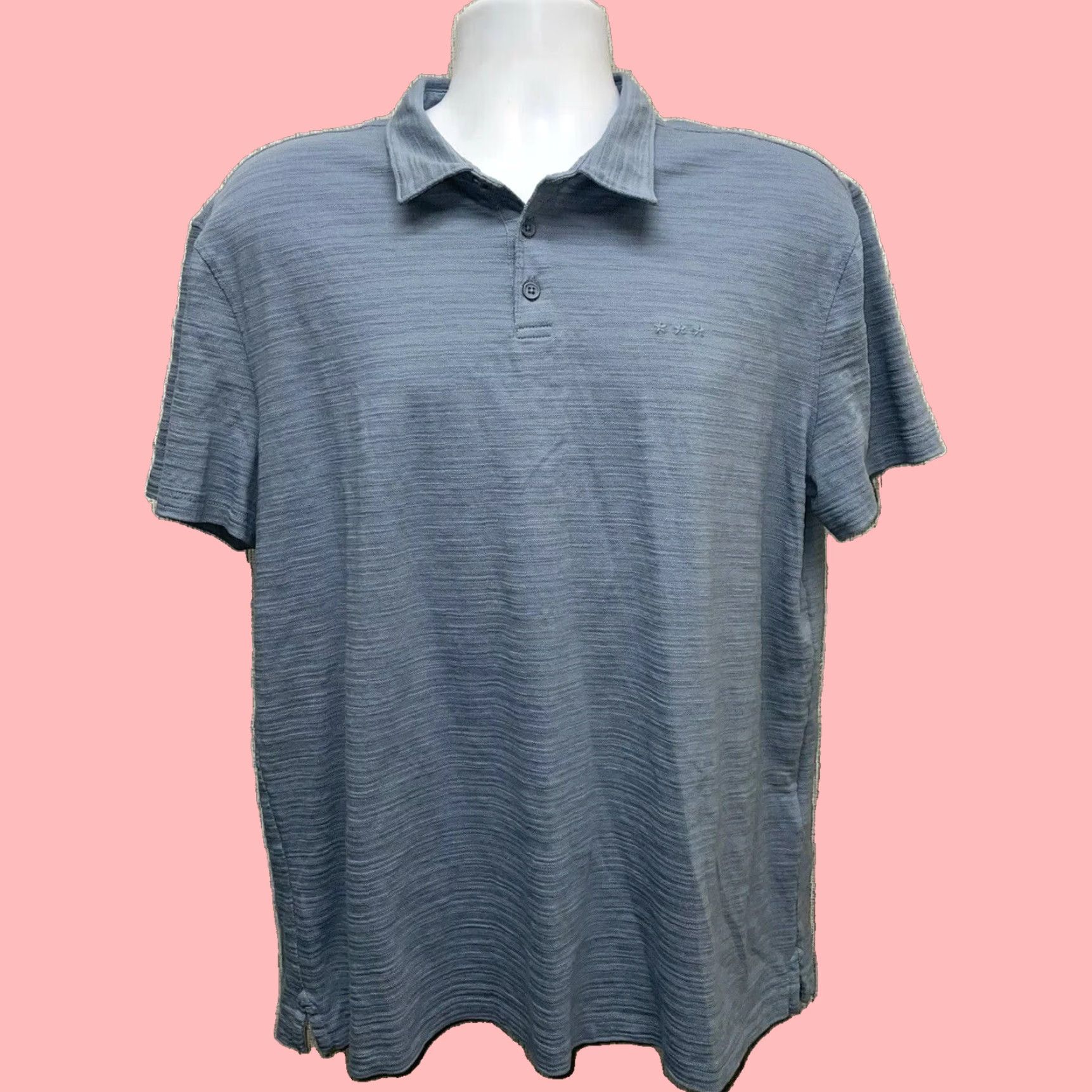John Varvatos John Varvatos Golf Polo Mens XL Blue USA Size US XL / EU 56 / 4 - 1 Thumbnail