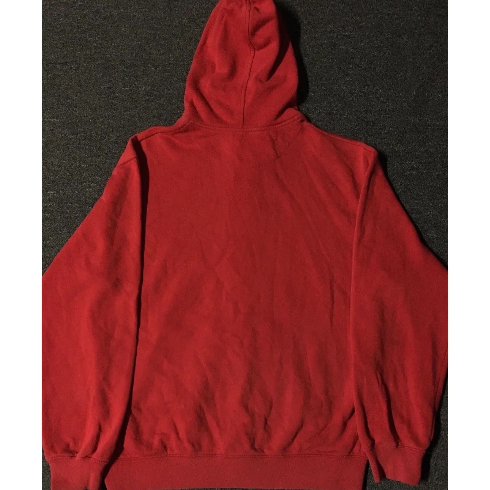 Nike VINTAGE Nike Air Faded Spellout Swoosh Zip Hoodie M Red Mens Hooded Sweatshirt 90s Hip Hop Grunge Logo Nike Sportswear Size US M / EU 48-50 / 2 - 6 Thumbnail