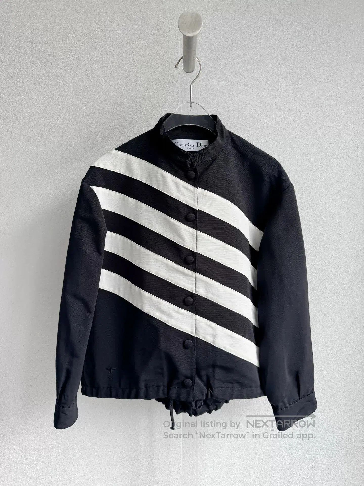Dior Dior Bee Embroidery Striped Jacket. Size XS / US 0-2 / IT 36-38 - 2 Thumbnail