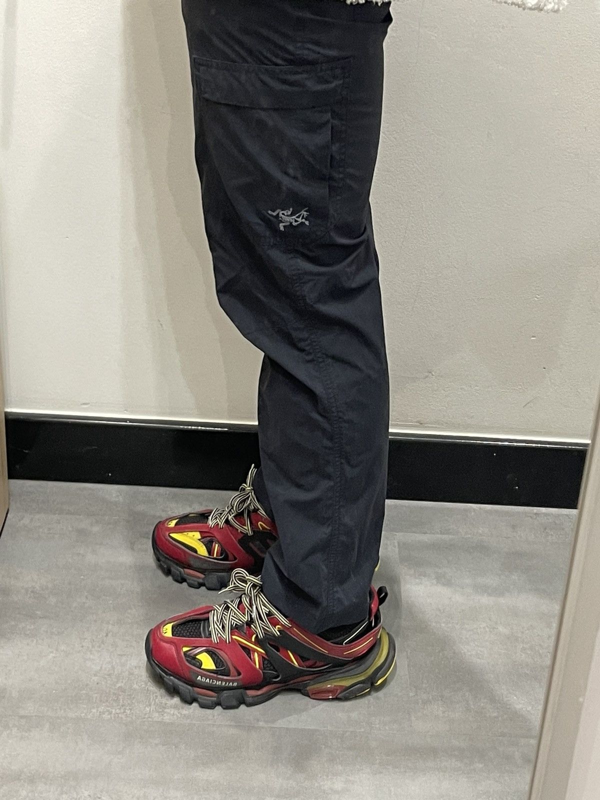 image of Arcteryx Arc'teryx Rampart Technical Navy Cargo Track Pants, Men's (Size 30)