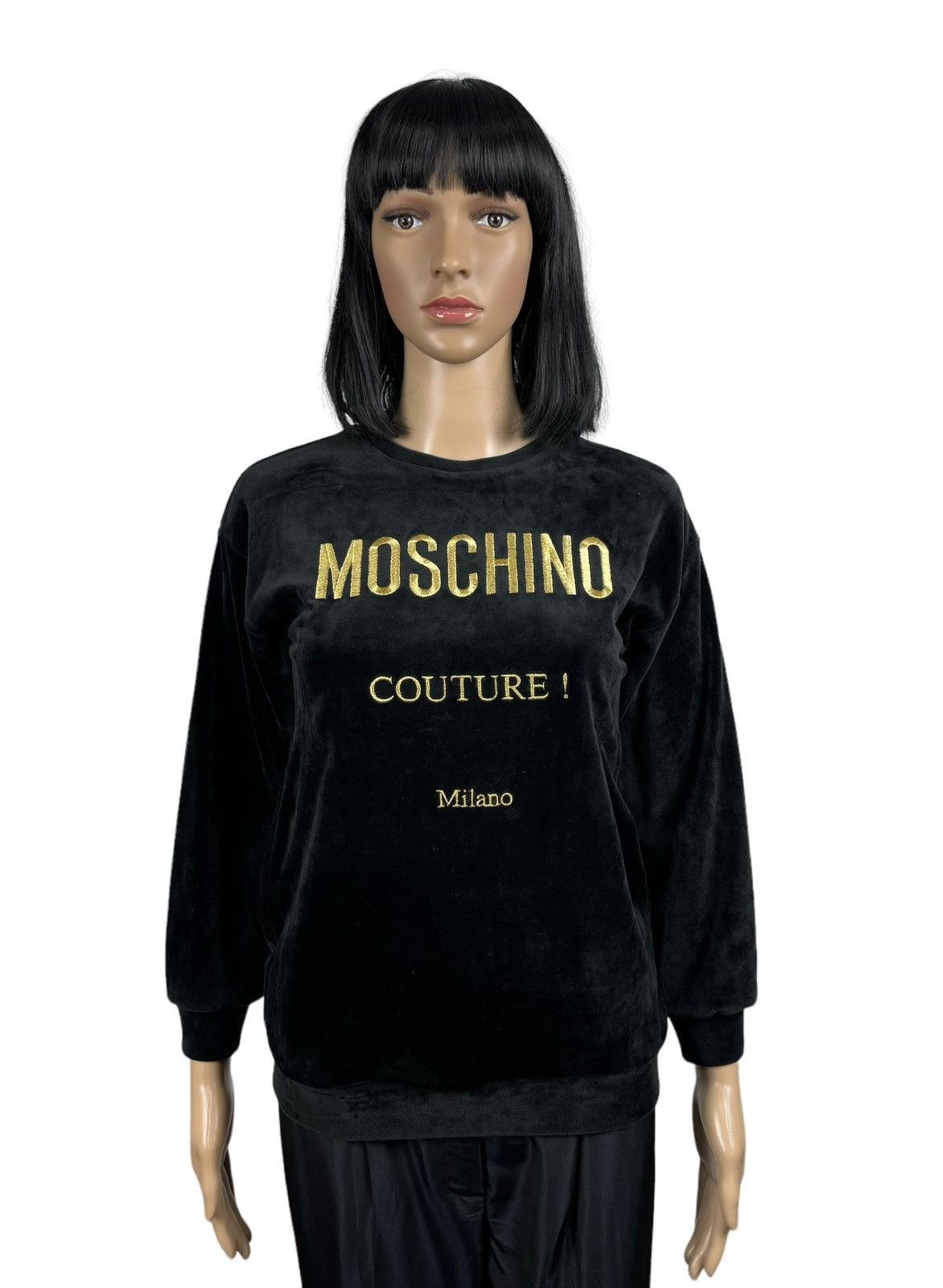 Moschino Couture Teen Velour Sweatshirt