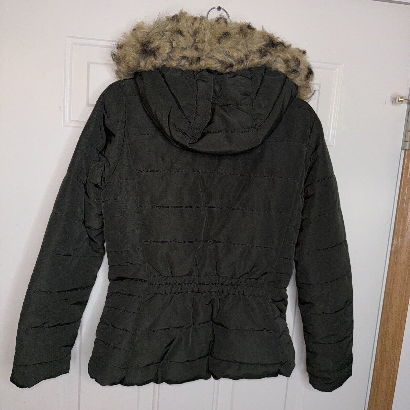 H&M H&M Parka Coat Women’s Size 2 Khaki Green Puffer Jacket Zip Size XS / US 0-2 / IT 36-38 - 11 Thumbnail