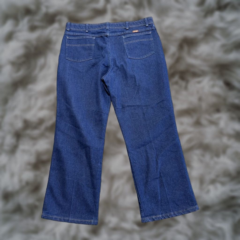 Wrangler Wrangler Jeans Men 42 Blue Denim 42X29 Cotton Blend Straight Casual Pants Size 42 Inseam 29 Regular Washable Denim Lot Size US 42 / EU 58 - 1 Thumbnail