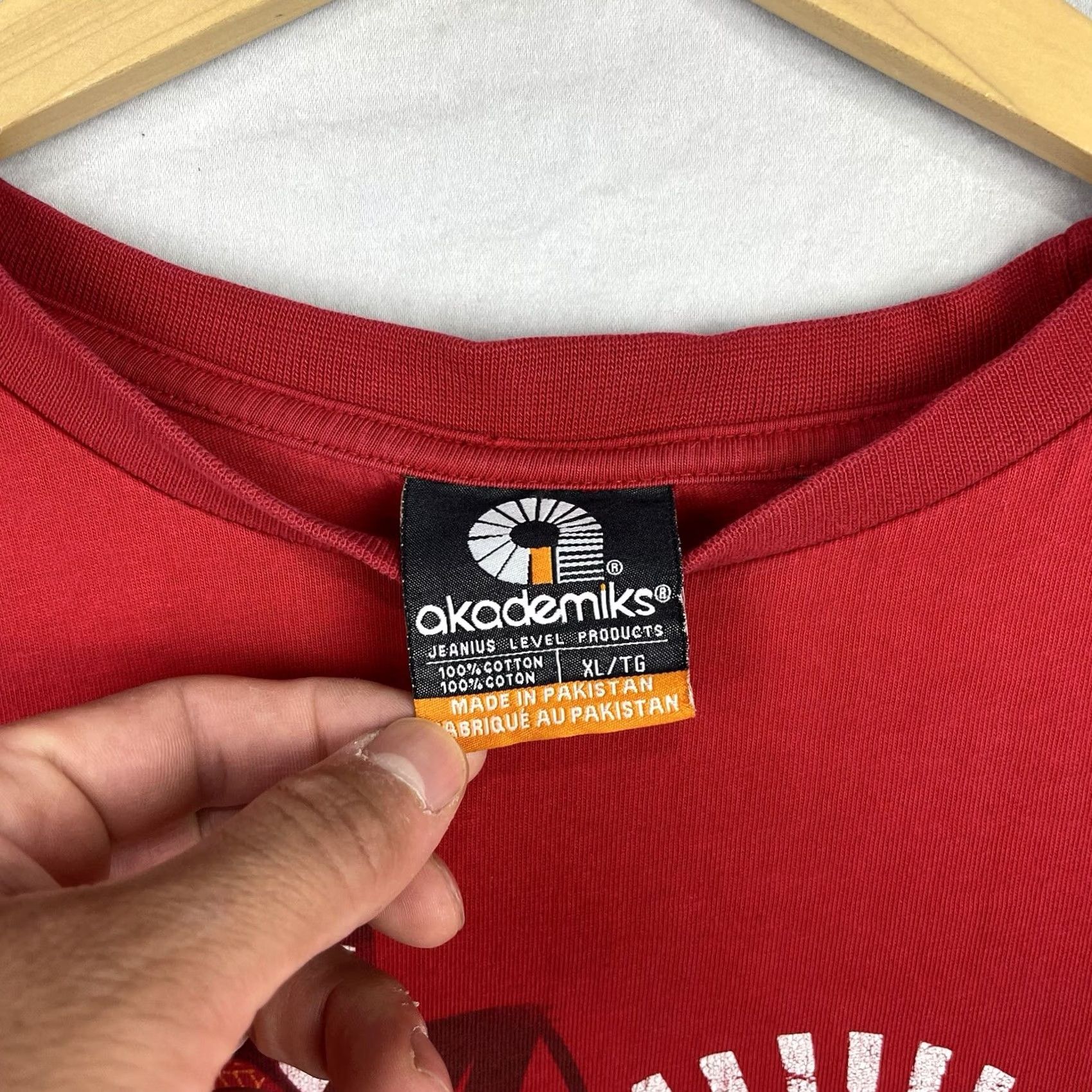 Akademiks VINTAGE Akademiks Shirt Men XL Still Fighting Hip Hop Streetwear Red Shirt Size US XL / EU 56 / 4 - 6 Thumbnail