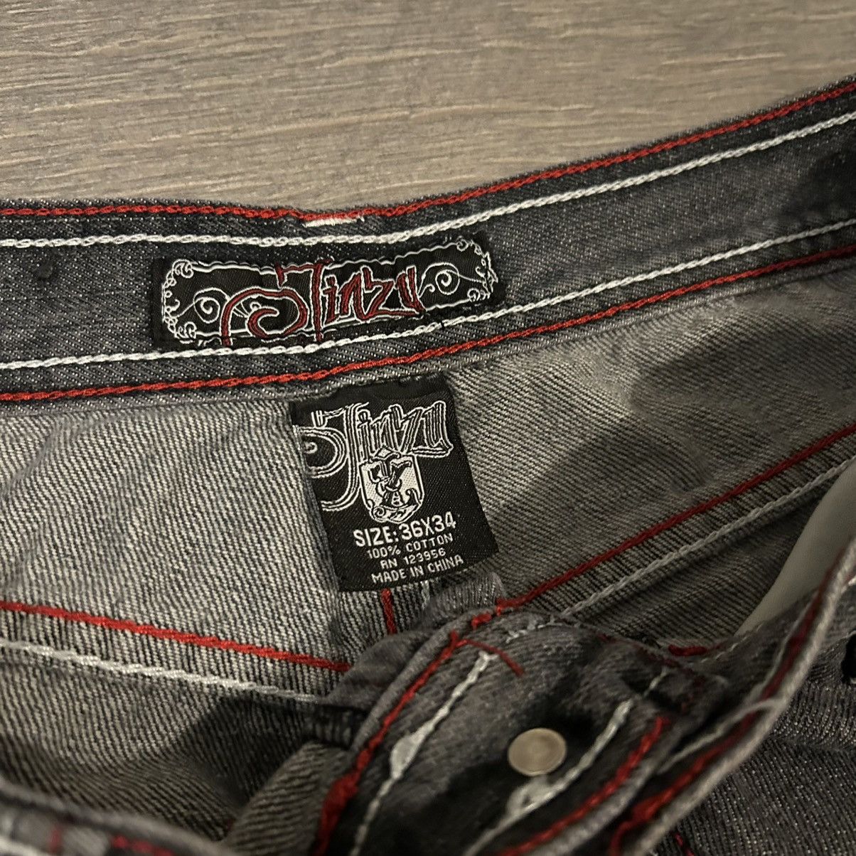Japanese Brand × Vintage Vintage embroidered jeans from Japan Size US 36 / EU 52 - 3 Thumbnail