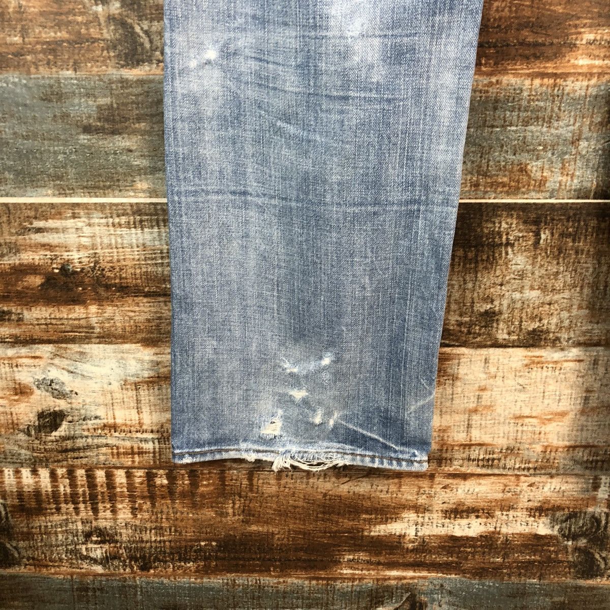 The Superior Labor DL The Superior Labor selvedge Distressed Denim Pants #A2445 Size US 32 / EU 48 - 22 Thumbnail