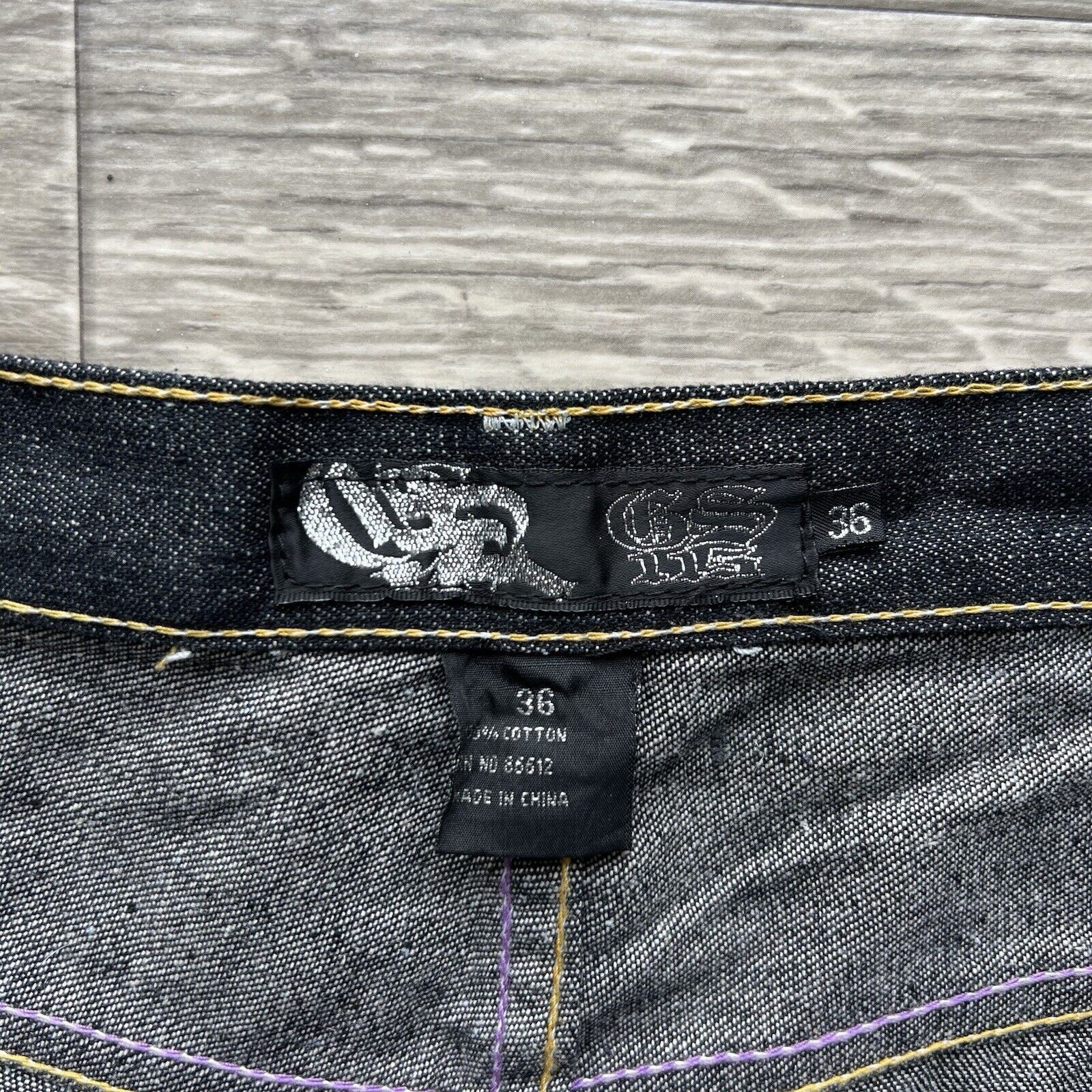 Other Vintage Y2k Jeans Mens Emo Skater Baggy Grunge Embroidered Size US 36 / EU 52 - 8 Thumbnail