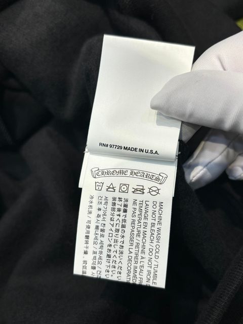 Chrome Hearts CHROME HEARTS Rolling Stones Zip Up Hoodie BLACK Size US S / EU 44-46 / 1 - 13 Thumbnail