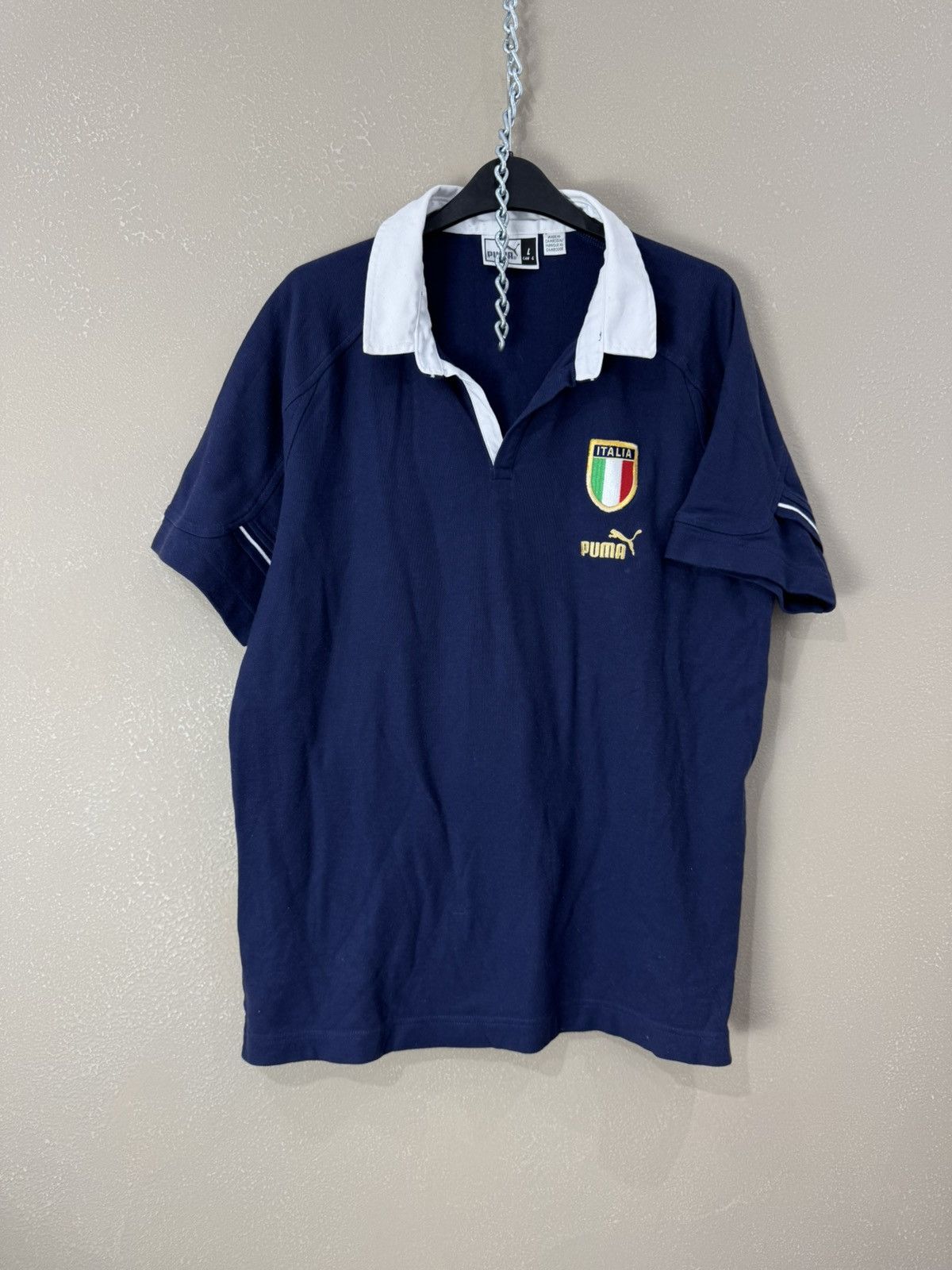 Puma Puma Polo Shirt Italy Soccer Football Italia Mens Size US L / EU 52-54 / 3 - 1 Thumbnail
