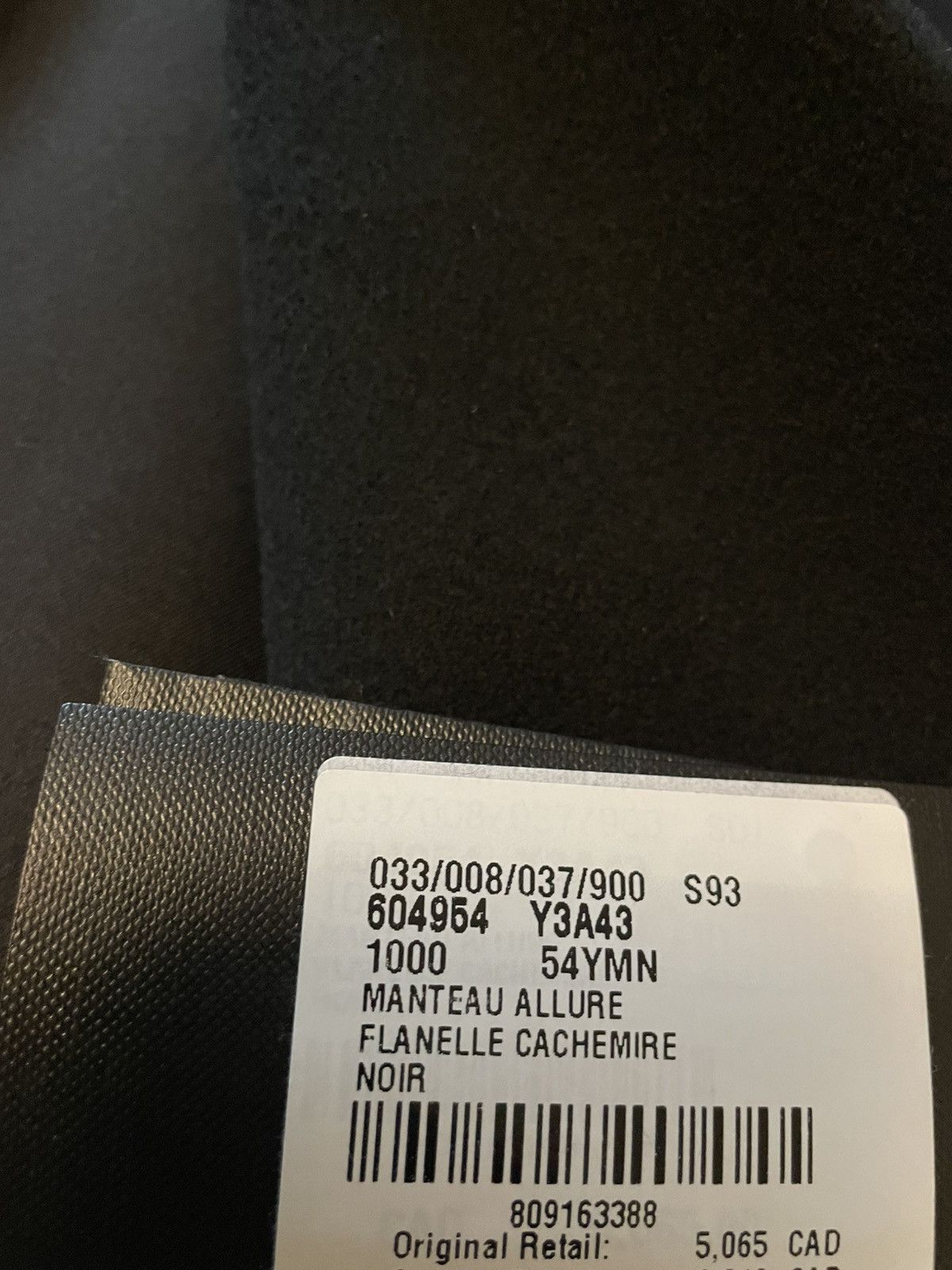 Saint Laurent Paris Single-Breasted Wool Cashmere Coat Size US L / EU 52-54 / 3 - 6 Thumbnail