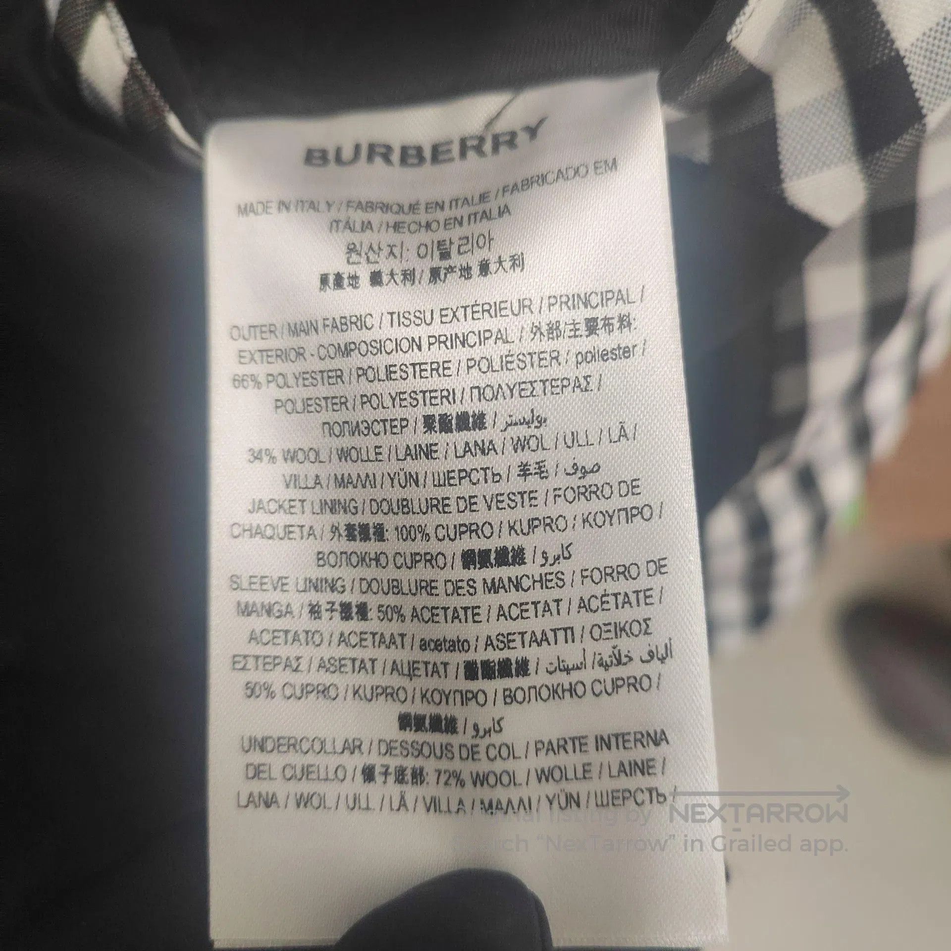 Burberry Burberry Windbreaker Size 46 with Color Block| Size US S / EU 44-46 / 1 - 6 Thumbnail
