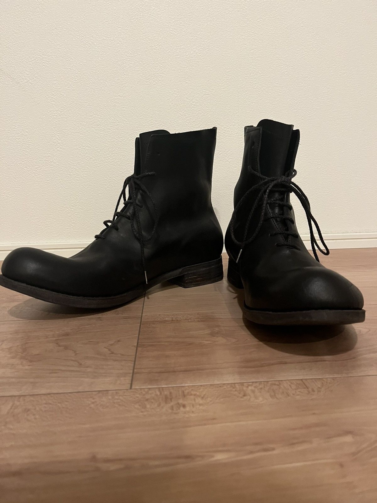 A1923 A DICIANNOVEVENTITRE Horse Leather Ankle Boots Size US 10 / EU 43 - 1 Thumbnail