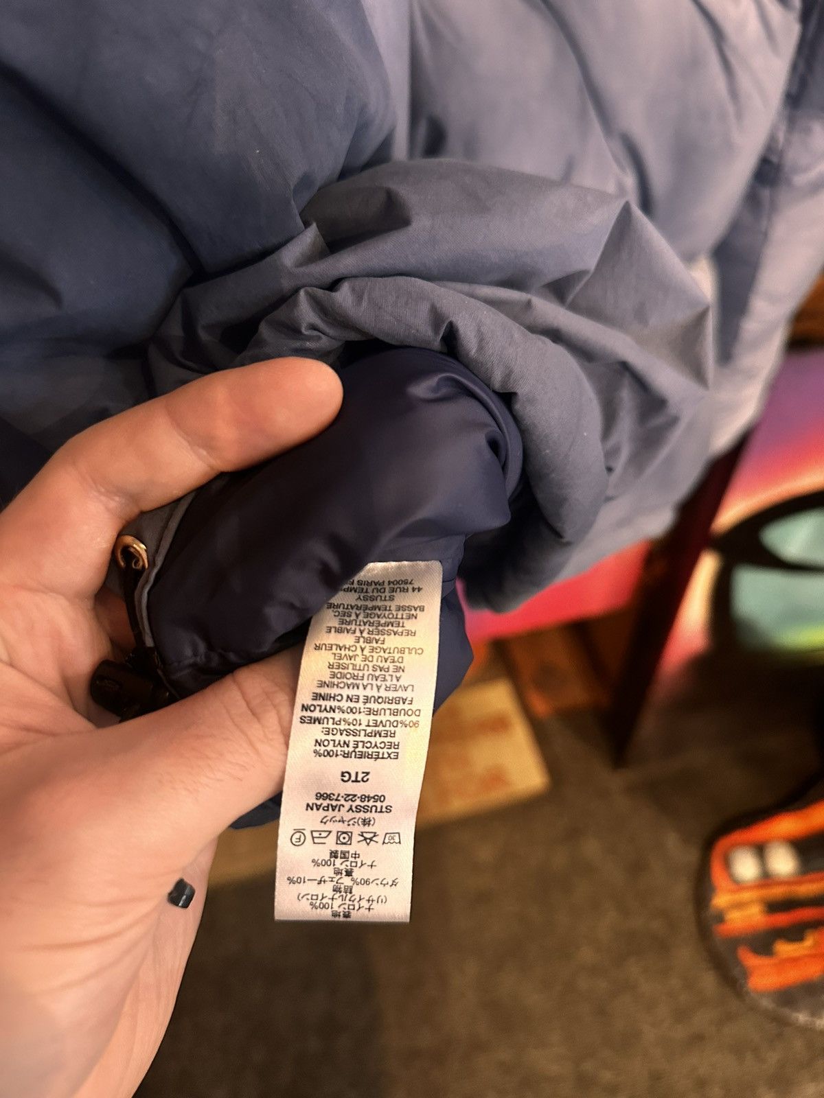Stussy Stussy Recycled Nylon Down Puffer wash blue Size US XXL / EU 58 / 5 - 7 Thumbnail