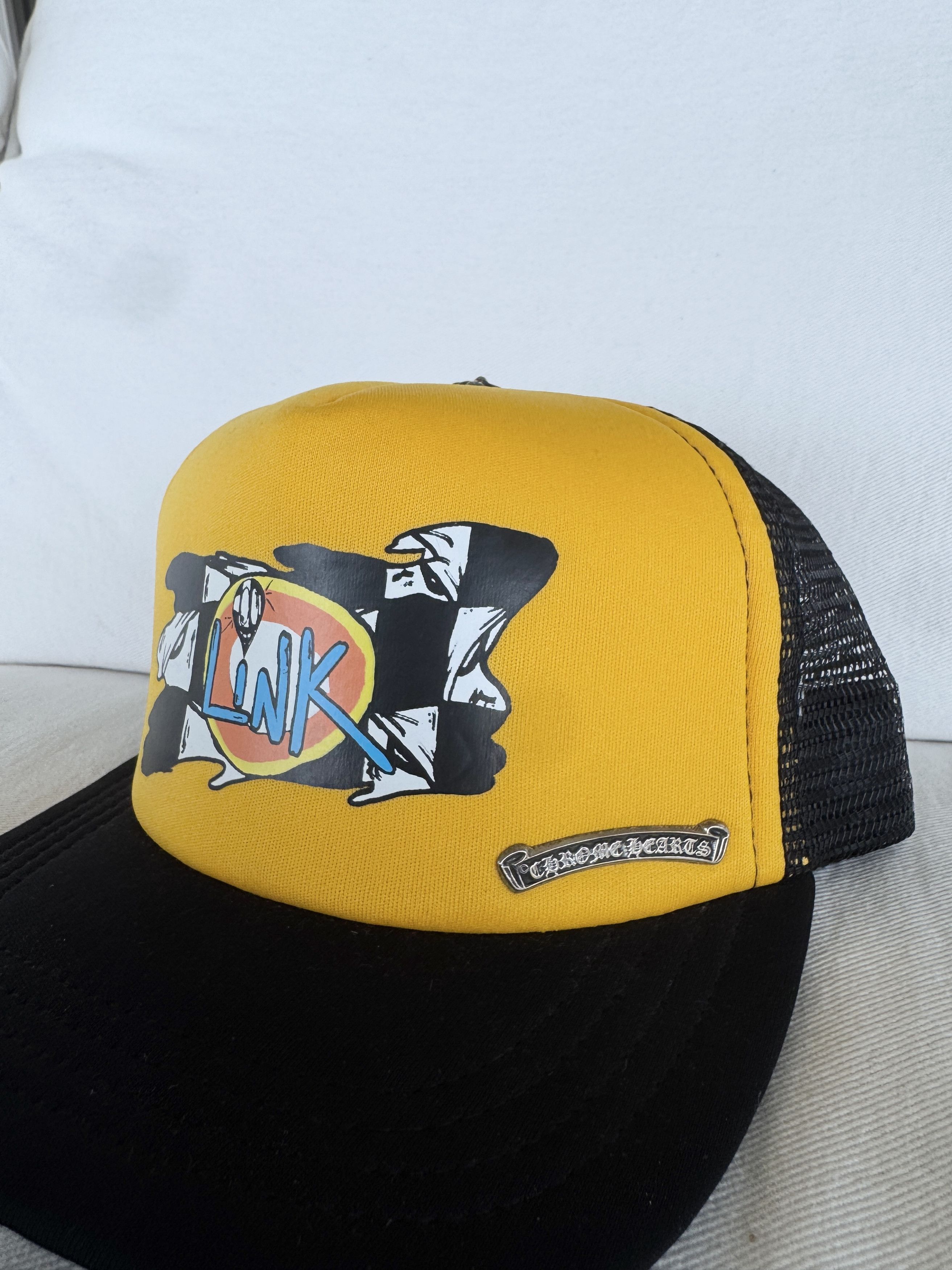 Chrome Hearts CH Sex Records Link Trucker Hat Size ONE SIZE - 8 Thumbnail
