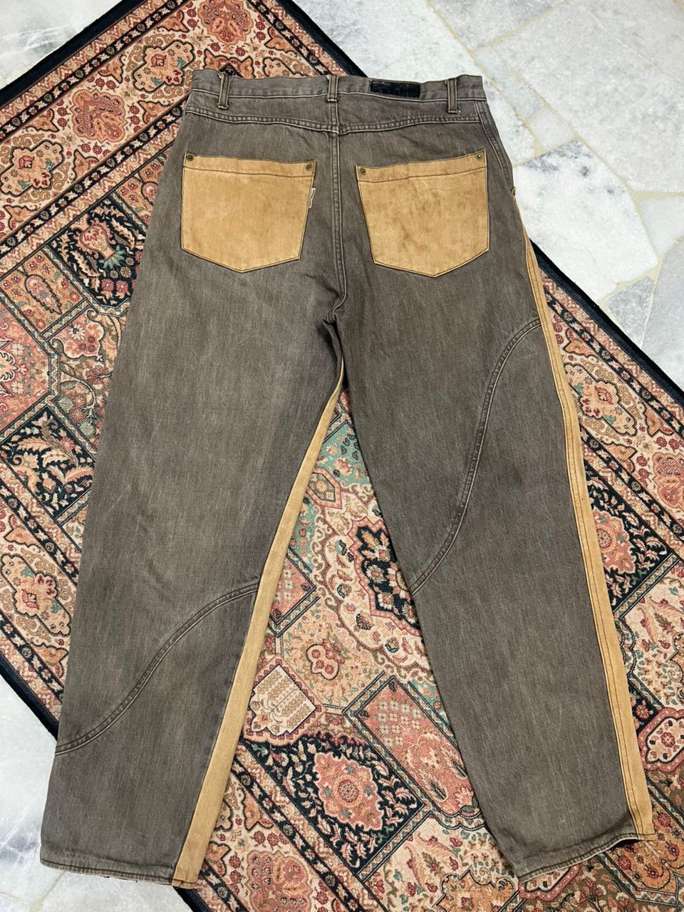 Japanese Brand Japanese Brand Monitor Graphic Design Wear Rockstar Pants Size US 34 / EU 50 - 6 Thumbnail
