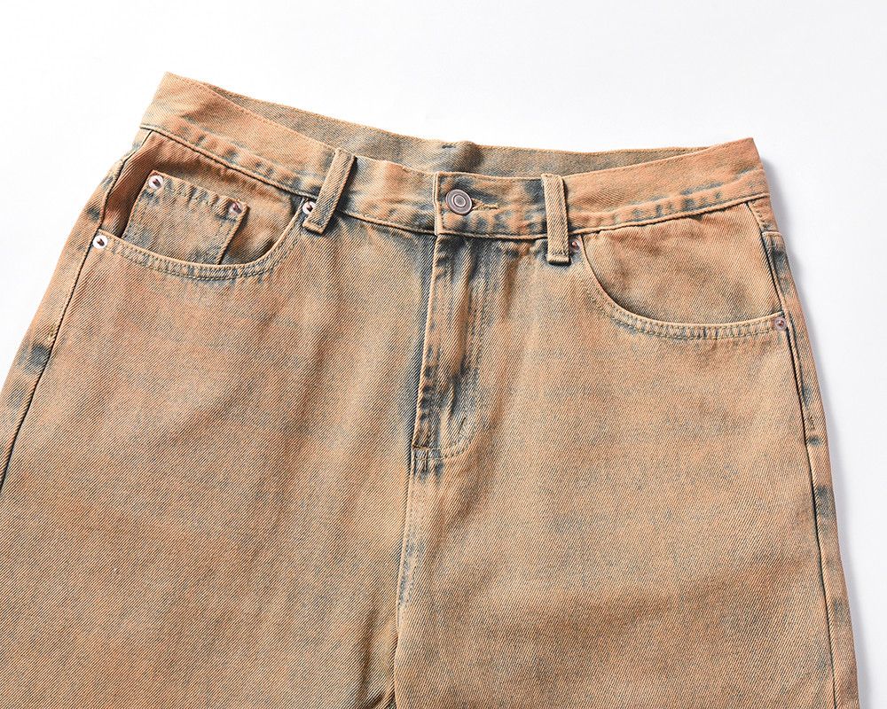 Vintage Yellow Mud straight Cut Jeans Size US 30 / EU 46 - 4 Thumbnail