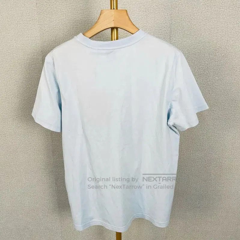 Burberry Burberry Light Blue Cotton Women's T-Shirt. Size L / US 10 / IT 46 - 2 Thumbnail
