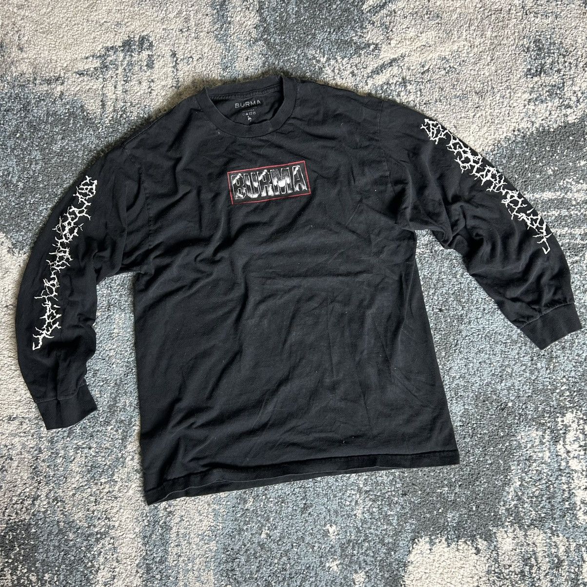 Burma DiSTRESSED DOOM METAL LiGHTNiNG PRiNT L/S JORDAN HARTiGAN Size US L / EU 52-54 / 3 - 8 Thumbnail