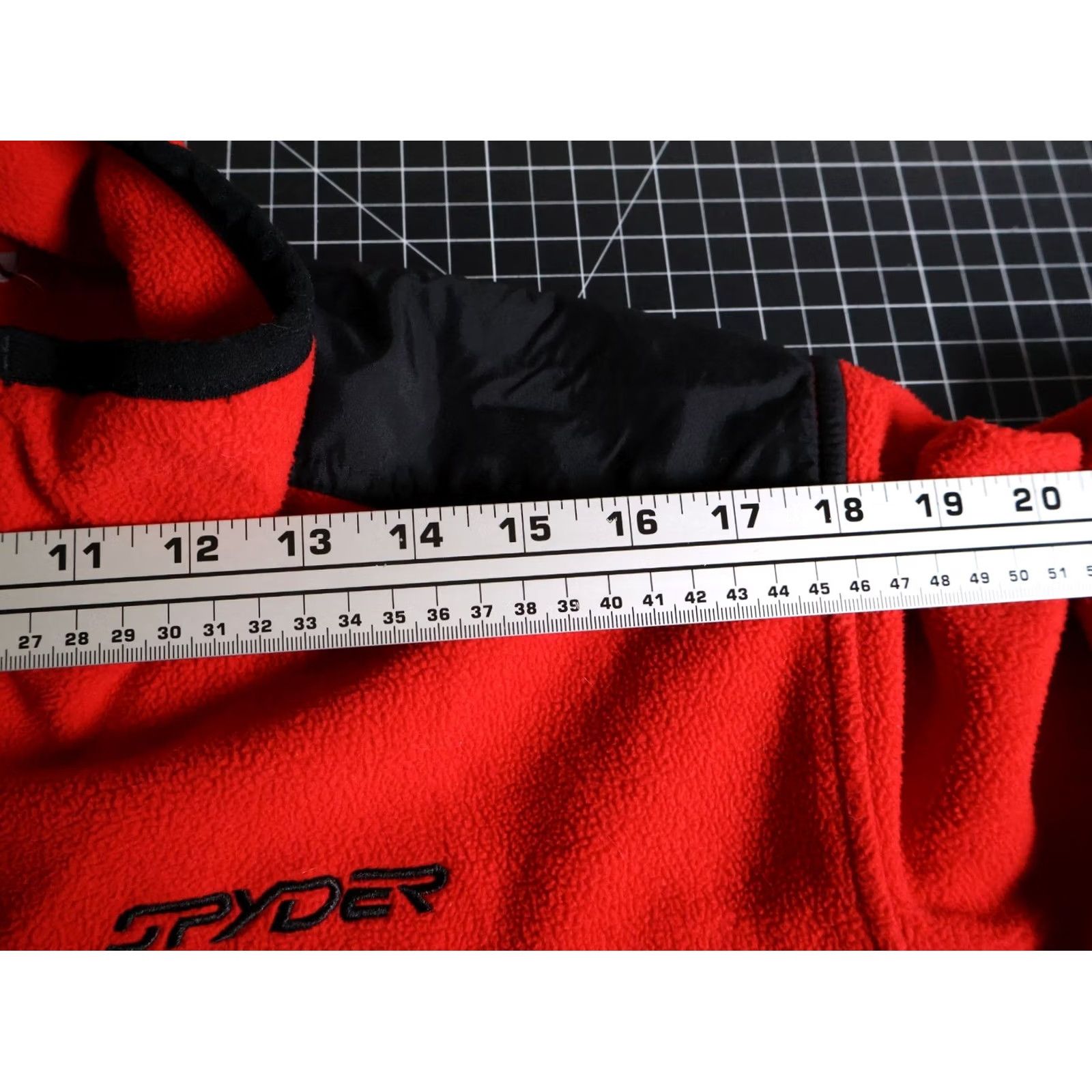 Spyder Spyder Men's Medium Red Black Fleece Jacket Zip Up Bomber Outdoor Ski Unlined Casual Shirt? Size US M / EU 48-50 / 2 - 7 Thumbnail