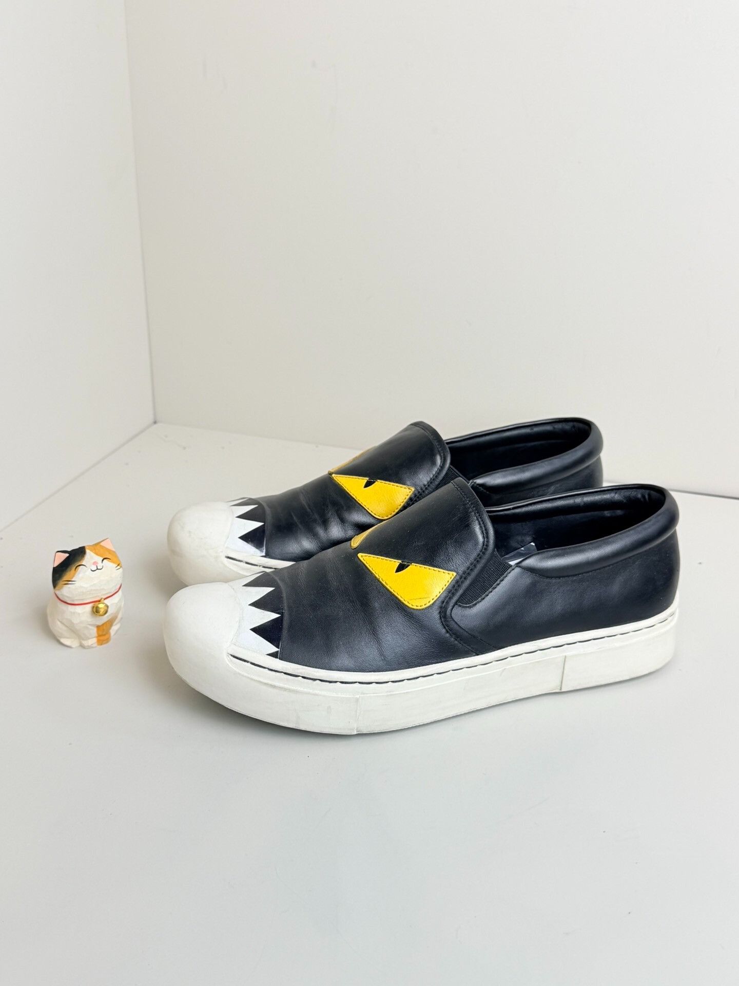 Fendi Fendi Black Lowtop Sneakers us_8 Women Size US 8 / IT 38 - 1 Thumbnail