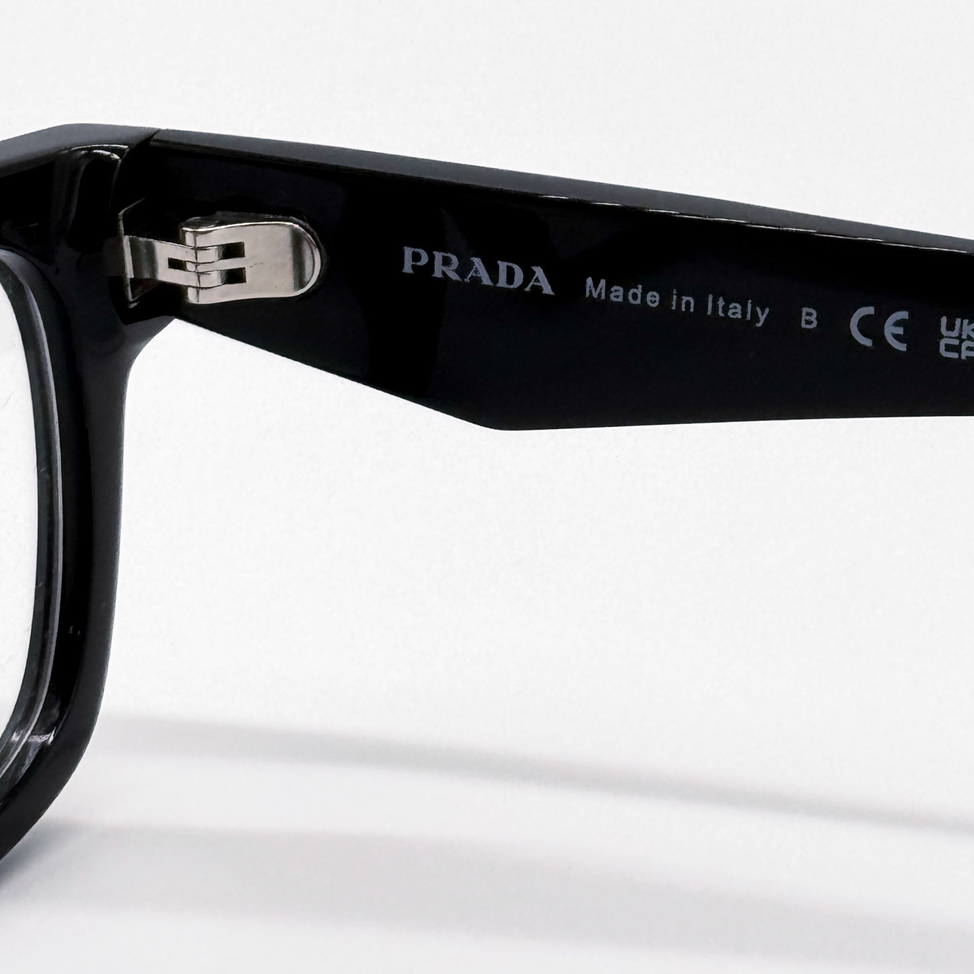 Prada NEW PRADA EYEGLASSES PRB01V 16K1O1 BLACK MEN PR B01V 16K1O1 Size ONE SIZE - 8 Thumbnail