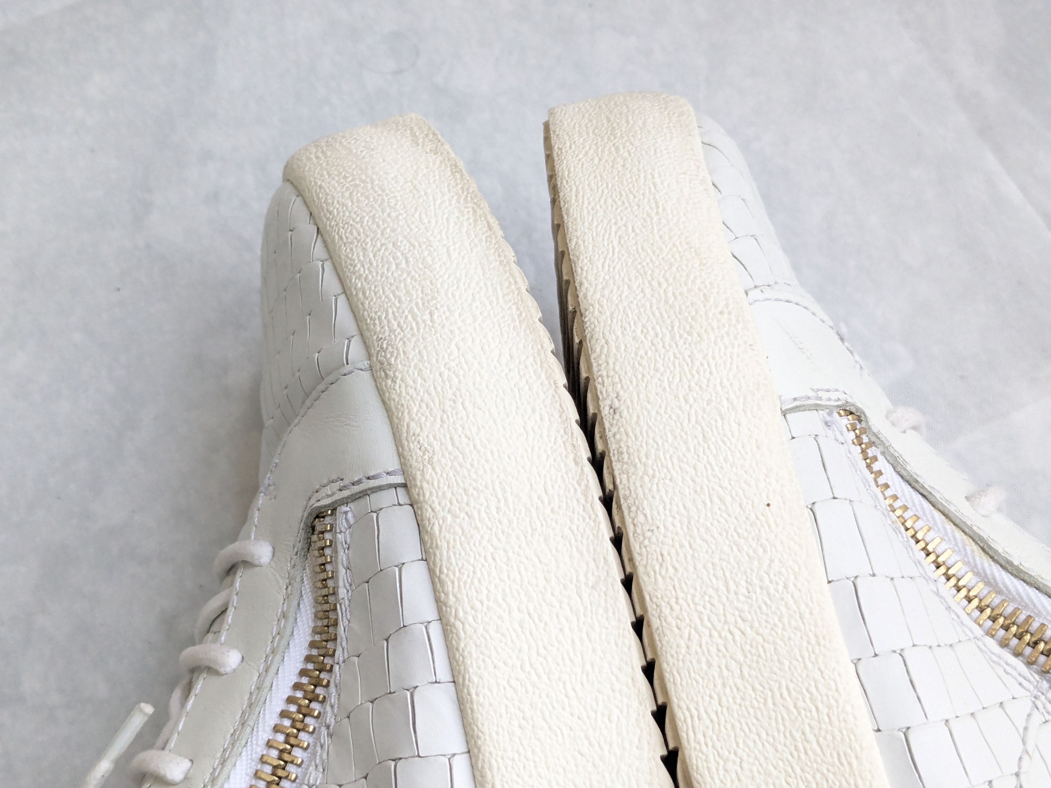 Giuseppe Zanotti Giuseppe Zanotti Sneakers White Gold 11 44 High Tops Leather Size US 11 / EU 44 - 5 Thumbnail