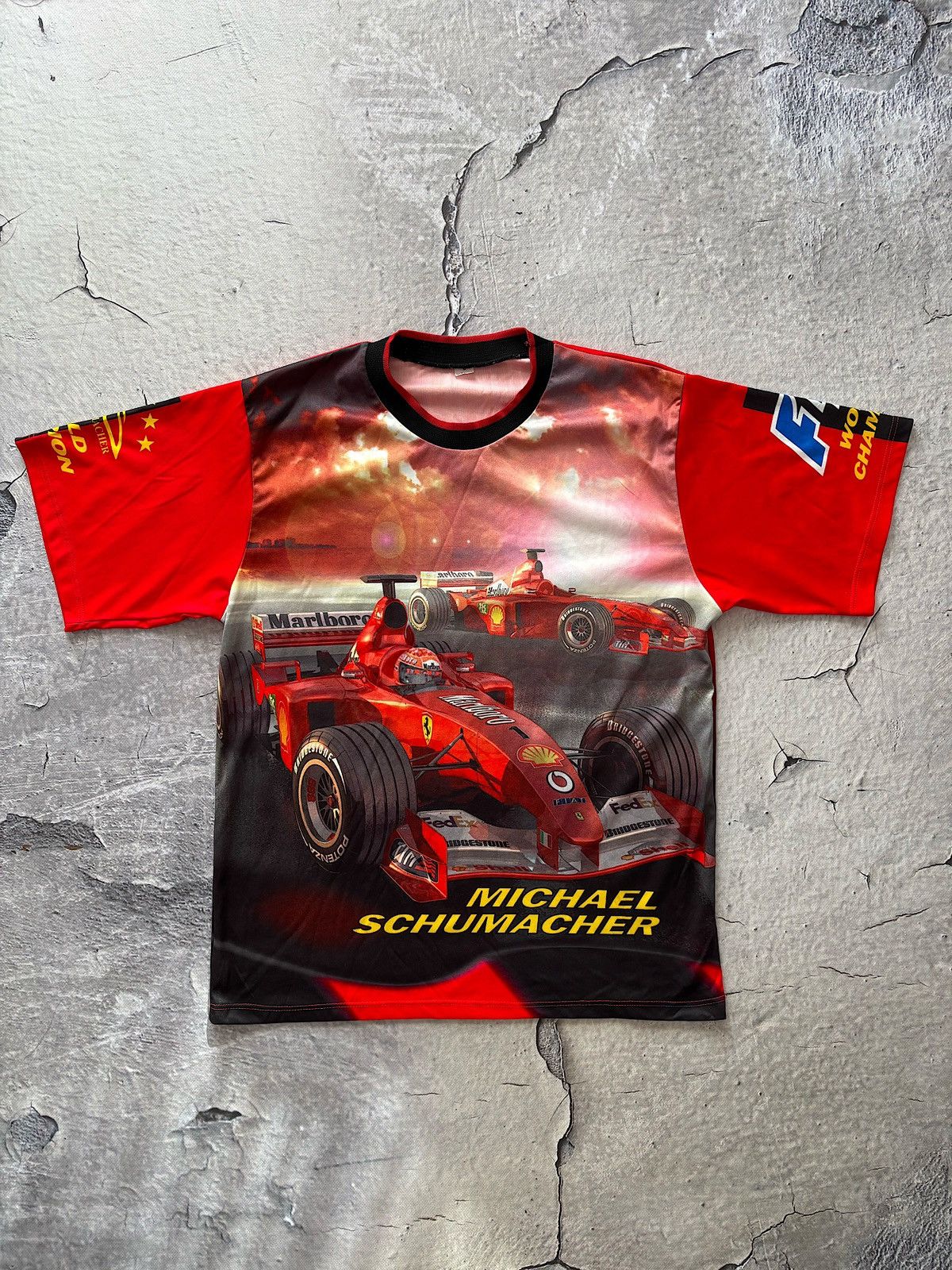 Ferrari × Formula 1 Michael Schumacher 90s jersey all over print marlboro racing Size US L / EU 52-54 / 3 - 1 Thumbnail
