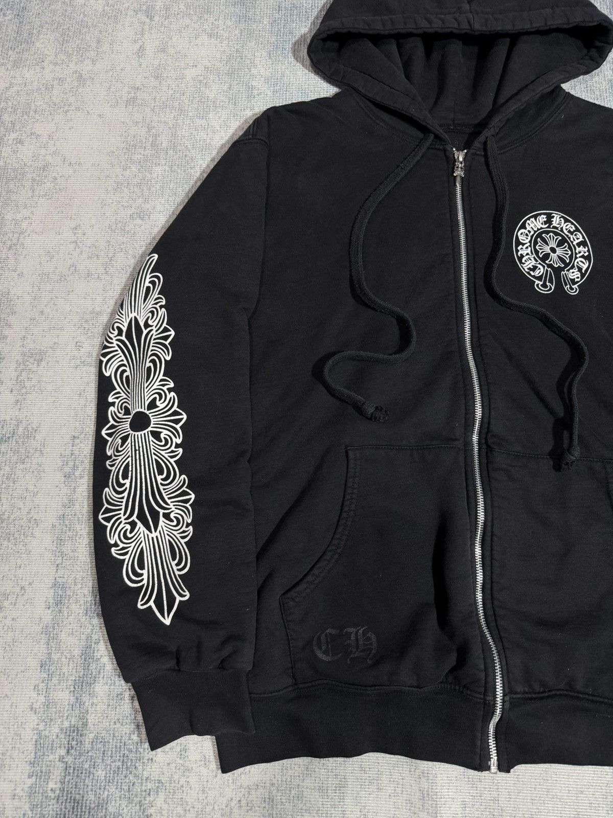 Chrome Hearts Las Vegas Floral Horseshoe Zip Up Size US XL / EU 56 / 4 - 3 Thumbnail