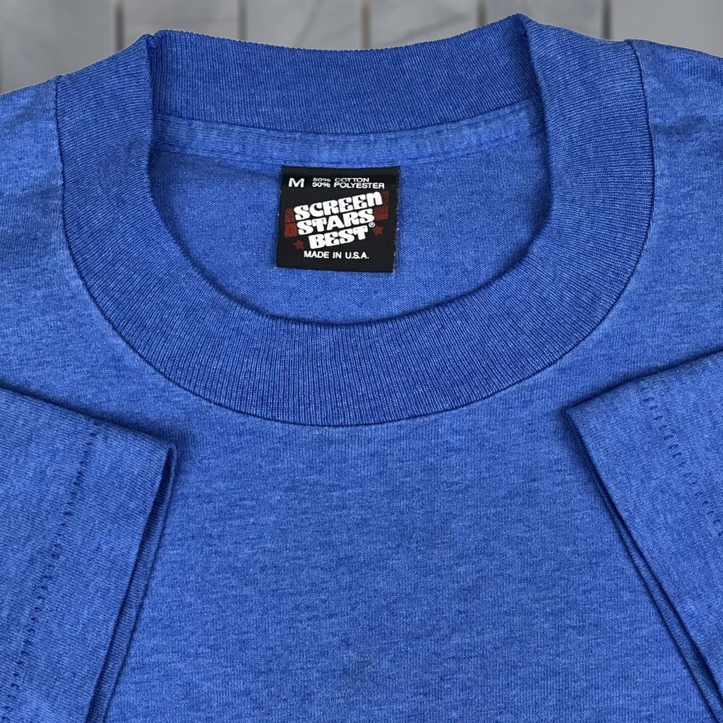 Vintage VINTAGE Screen Stars Best T-Shirt SHIRT Men Small Blue 80s 90s United States Cotton Polyester Crew Neck Short Sleeve Made in USA Size US S / EU 44-46 / 1 - 1 Thumbnail