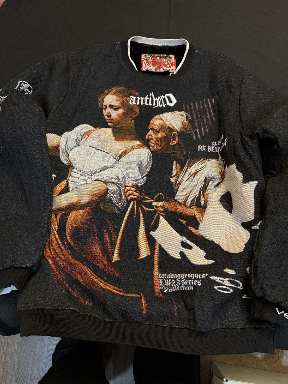 Other CARVAGIO Jacquard sweater fur inside Size US M / EU 48-50 / 2 - 1 Thumbnail