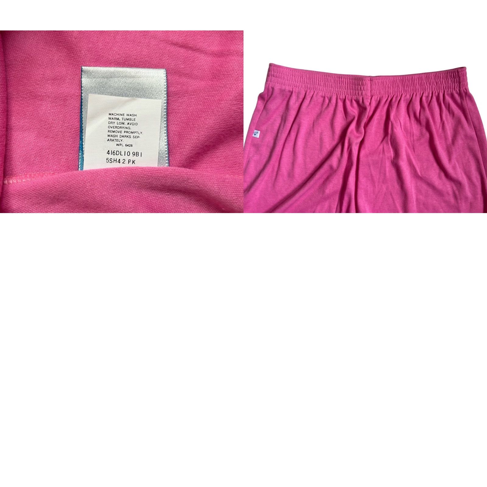 Wrangler VINTAGE Wrangler Shorts Womens L Deadstock NWT 80s Made in USA Pink USA Athletic Cotton/Polyester 2" Inseam Girls/Mens? Size 36" / US 14 / IT 50 - 8 Thumbnail