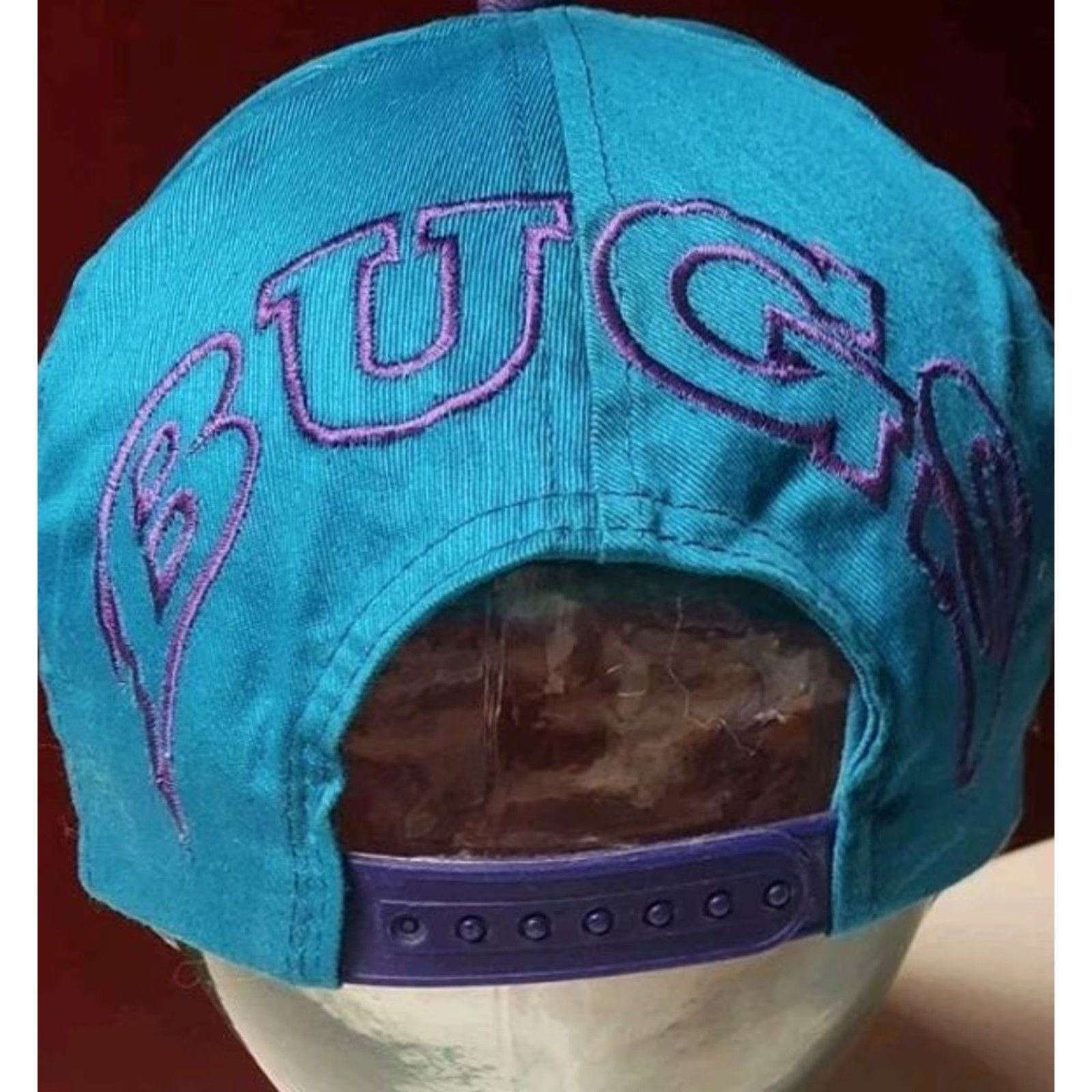 Vintage VINTAGE Looney Tunes Bugs Bunny Hat Snapback Embroidered Adult One Size Blue 1993 Retro 90s Cartoon Classic Preppy Geek Students Mens Women Size ONE SIZE - 5 Thumbnail