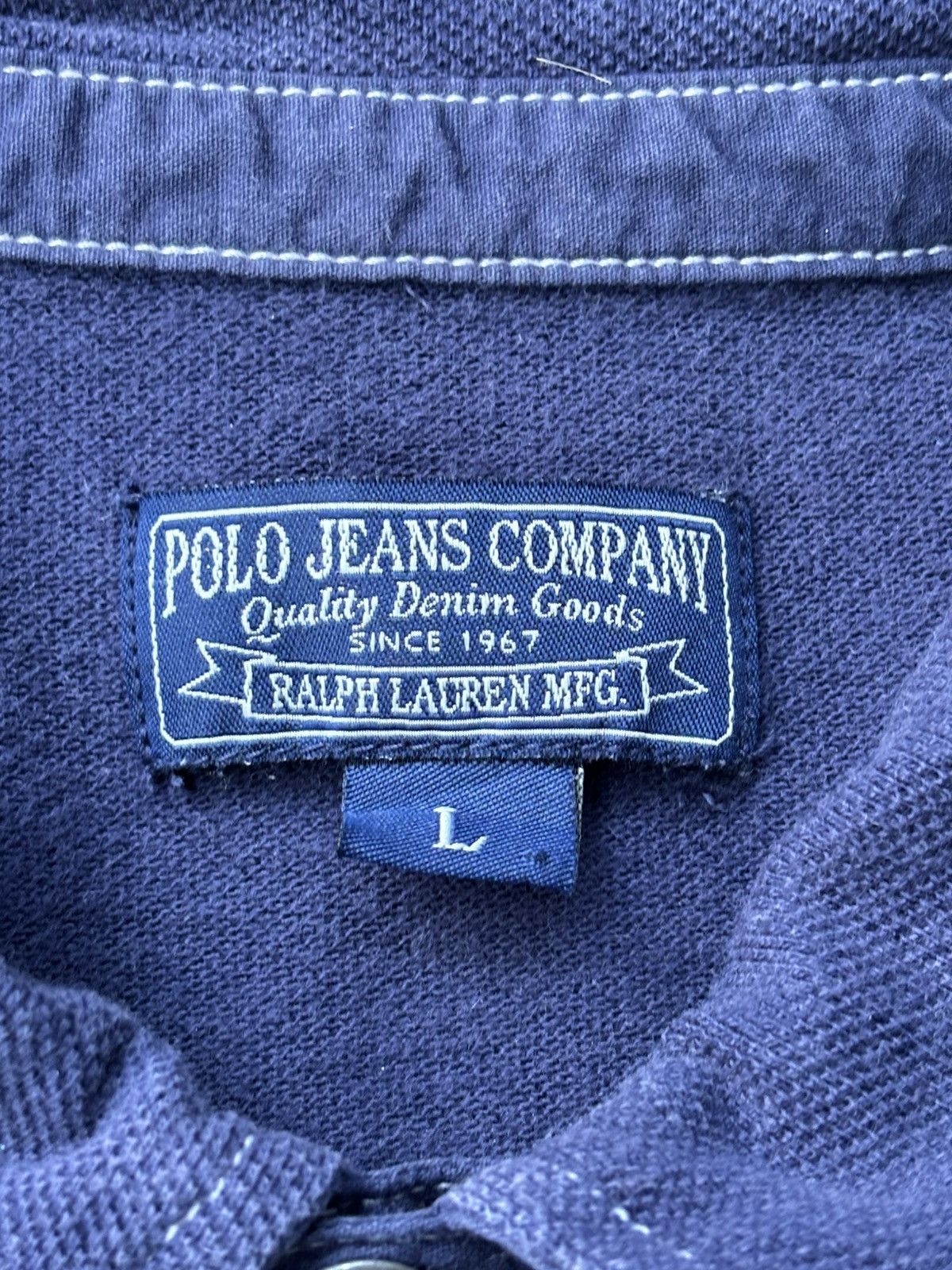 Polo Ralph Lauren Polo Ralph Lauren Blue Polo shirt Breast Pocket Size US L / EU 52-54 / 3 - 4 Thumbnail