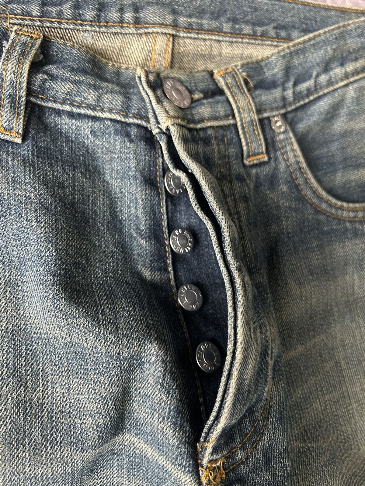 Helmut Lang Vintage Helmut Lang Indigo Washed Jeans Size US 30 / EU 46 - 9 Thumbnail