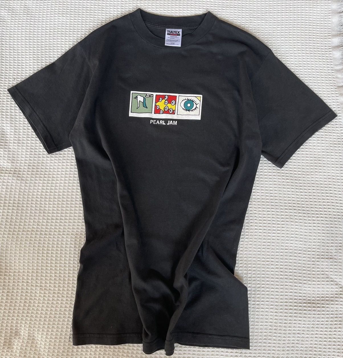 Band Tees × Vintage Vintage 2000s Pearl Jam Black Promo Song T 