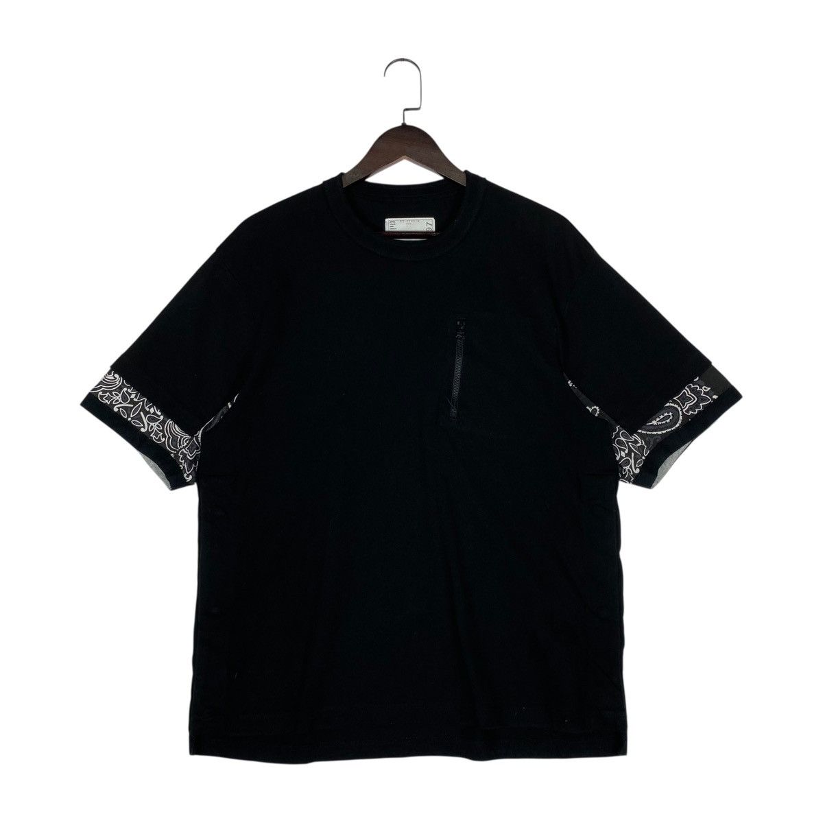 Sacai Sacai SS22 Bandana Pocket T Shirt Size US M / EU 48-50 / 2 - 2 Thumbnail