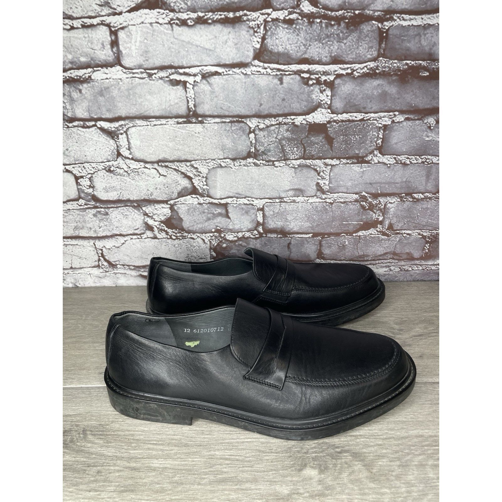 Mephisto Mephisto Black Leather Penny Loafers Slip on Comfort Shoes M Size US 11.5 / EU 44-45 - 18 Thumbnail
